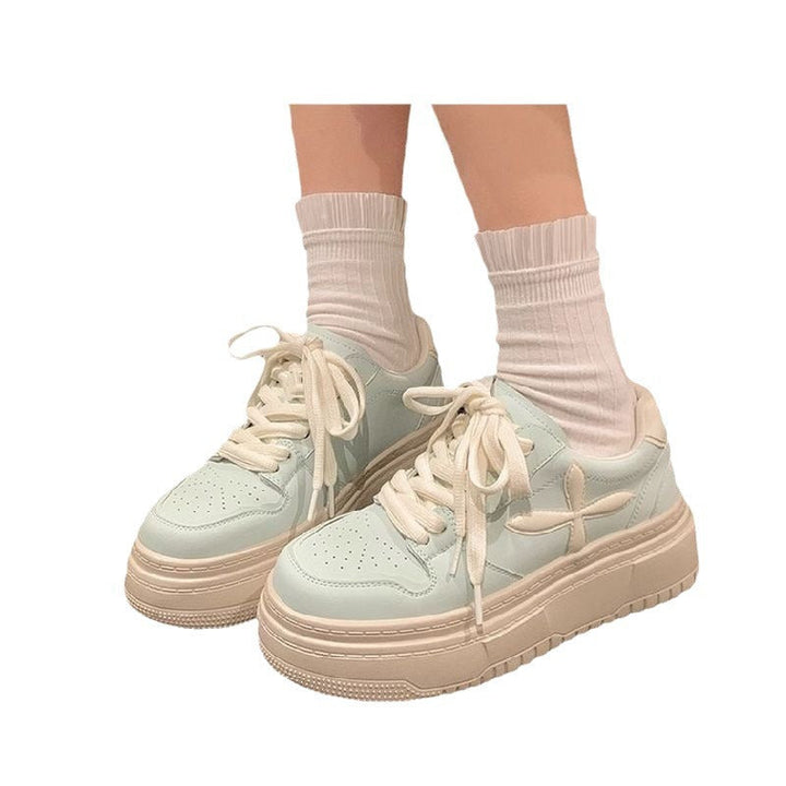 Damen modische Sneaker mit extrahoher Plattform und atmungsaktiver Oberfläche Echo Archiv