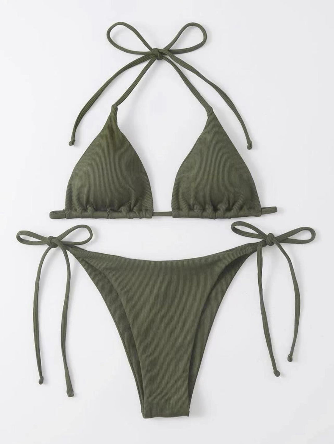 Damen Triangel-Bikini mit raffinierter Rüschung Echo Archiv