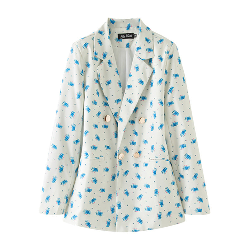 Damen Blazer mit floralem Muster Echo Archiv