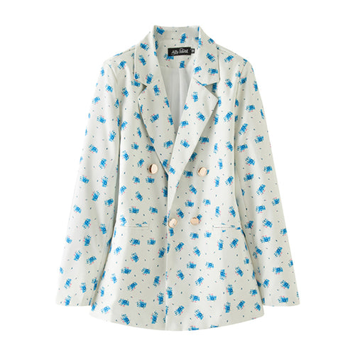 Damen Blazer mit floralem Muster Echo Archiv