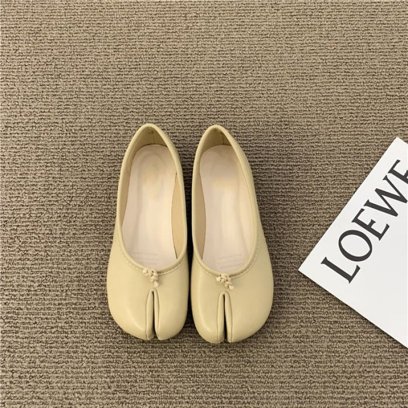 Damen Ballerinas mit eleganter Schlitz-Details und bequemer Innensohle Echoarchiv