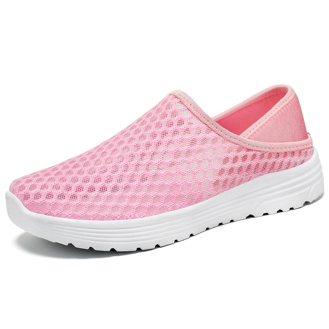 Damen nan atmungsaktive Mesh-Slip-On Clog-Sneaker mit Memory-Fußbett und dämpfender EVA-Sohle Echo Archiv