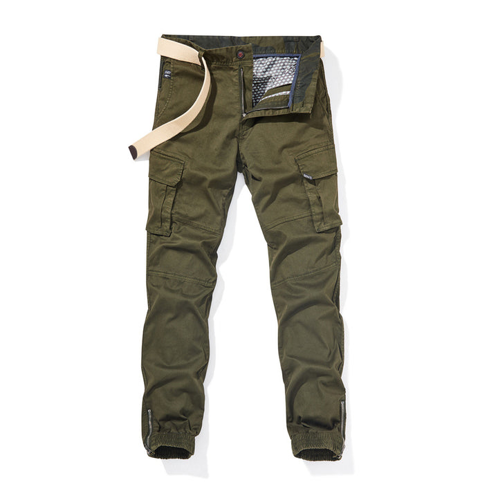 Herren multifunktionale Cargo-Hose mit Gummizug und praktischen Taschen Echoarchiv