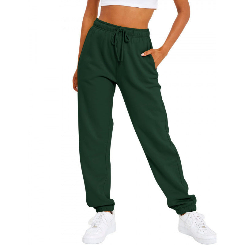 Damen nan locker sitzende Jogginghose mit hohem Komfortbund, verstellbarem Kordelzug und tiefen Seitentaschen Echo Archiv