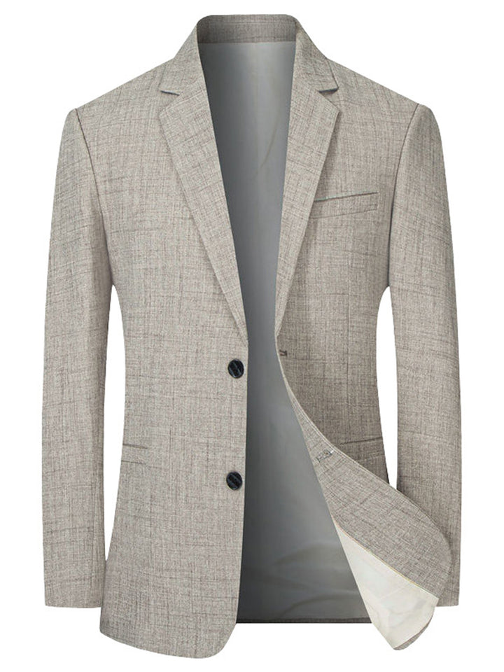 Herren eleganter Freizeitblazer mit strukturierter Oberfläche Echoarchiv