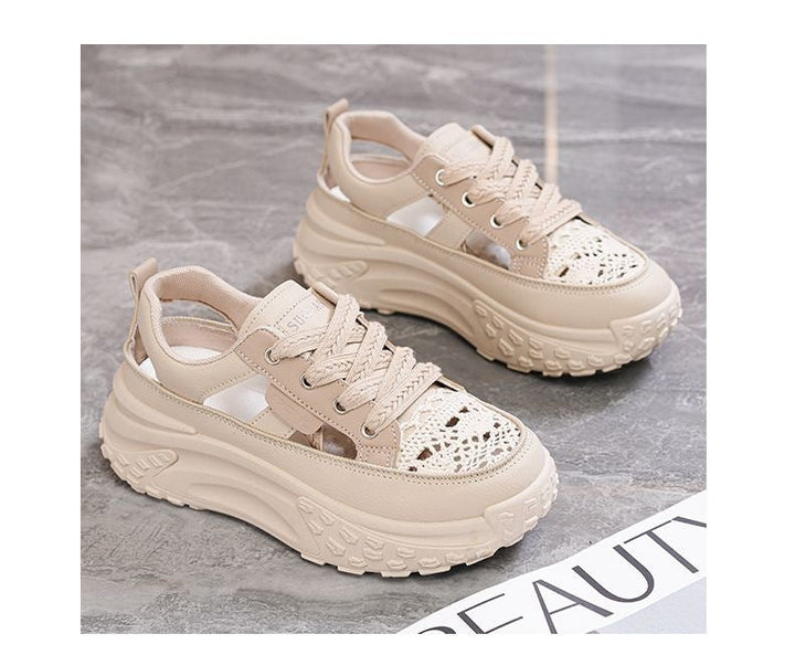 Damen Sportliche Sneaker mit luftiger Netzstruktur und extra hohem Komfort Echo Archiv