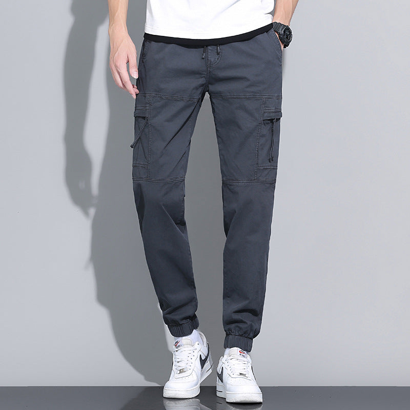 Herren Urbaner Tactical-Cargo-Jogger mit ergonomischen Kniefalten, integrierter Schlüsselöse und elastischem Knöchelabschluss Echo Archiv