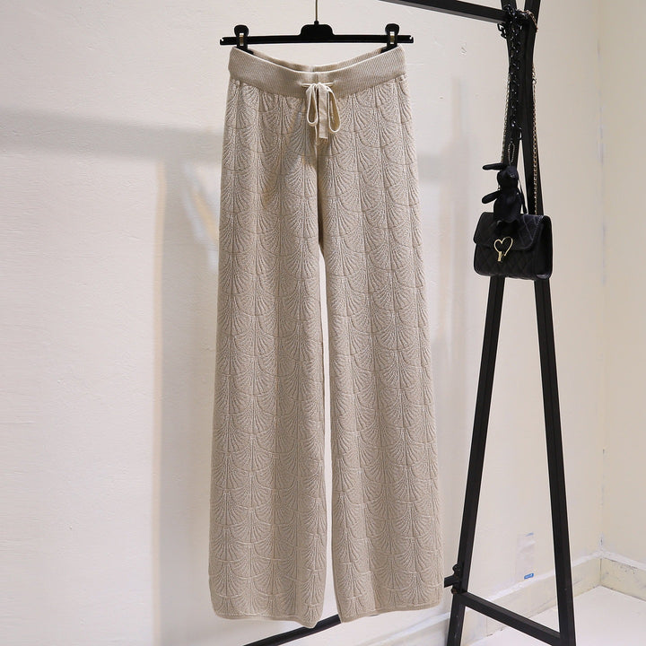Damen Weite und bequeme Jersey-Hose Echo Archiv
