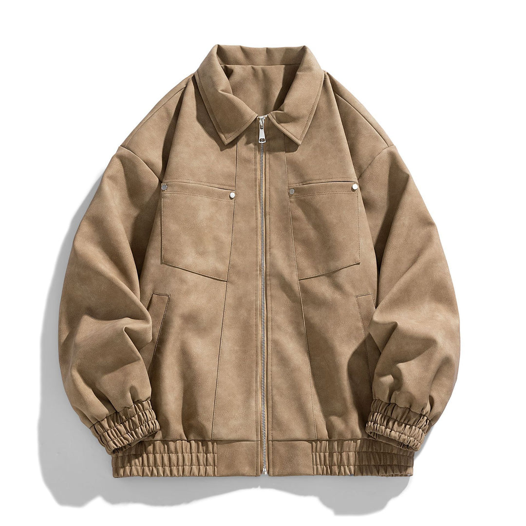 Herren Modische Übergangsjacke mit elastischen Bündchen Echo Archiv