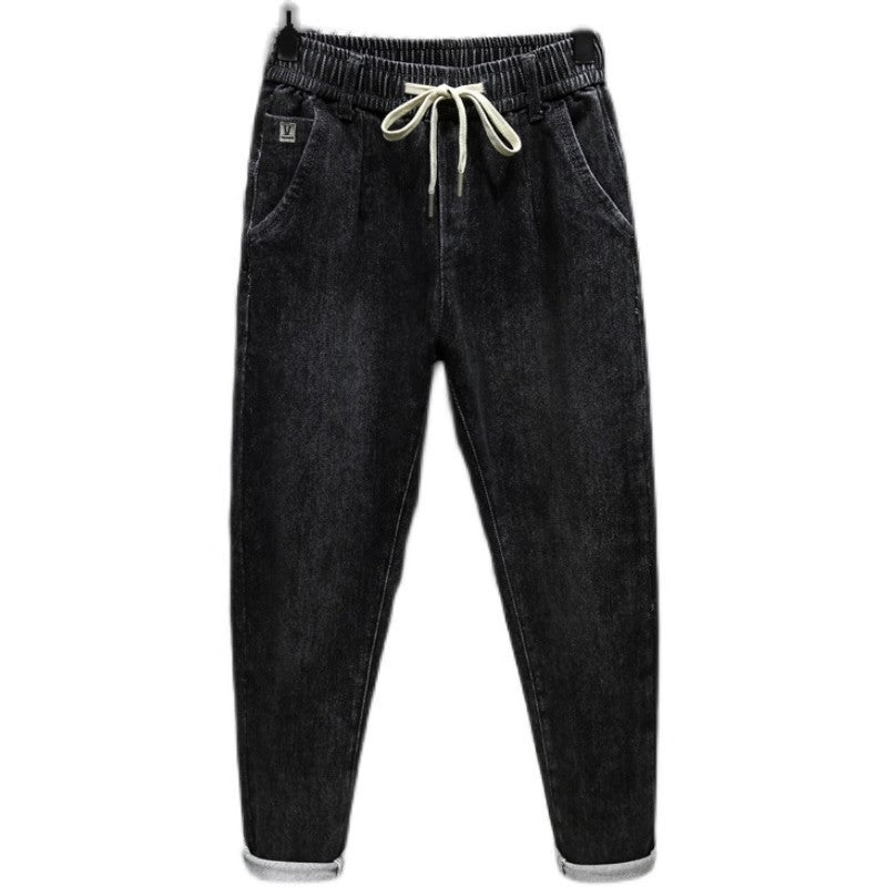 Herren Lässige Denim Jogginghose Echoarchiv