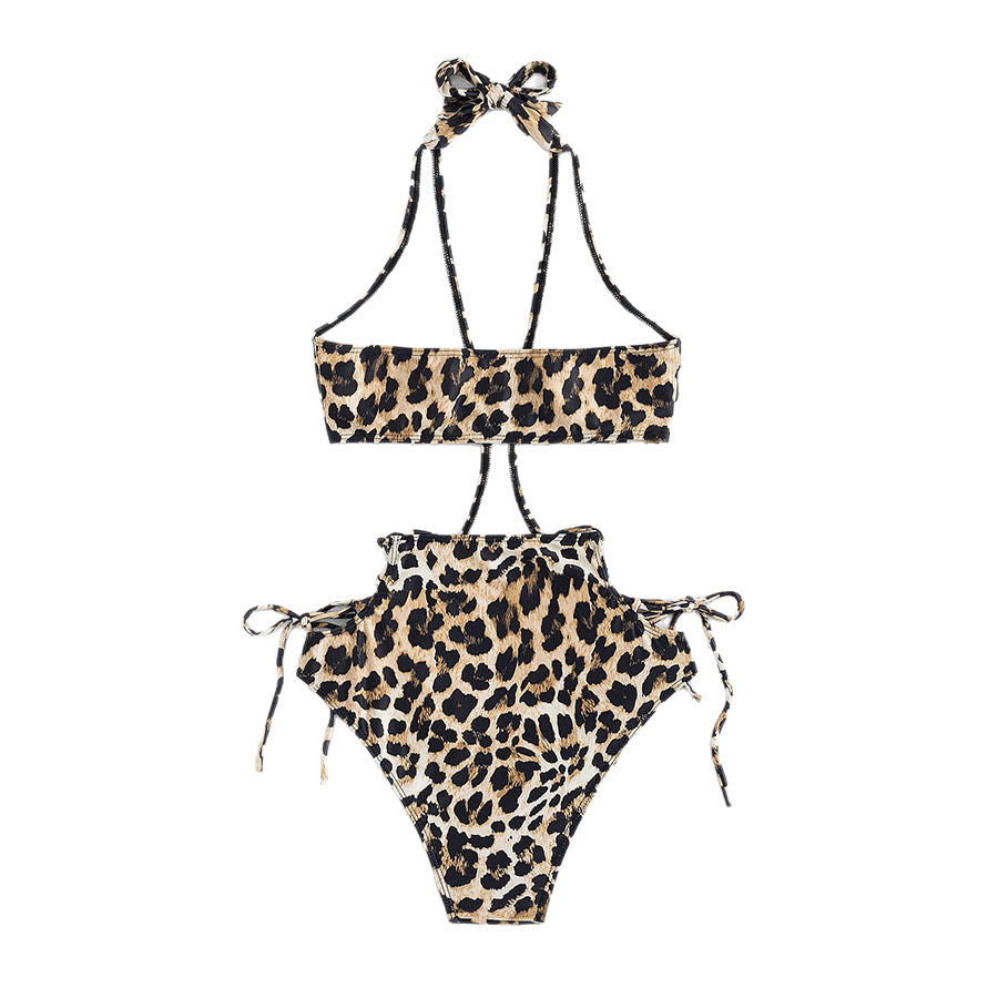Damen Triangel-Bikini mit modischen Schnürdetails Echo Archiv
