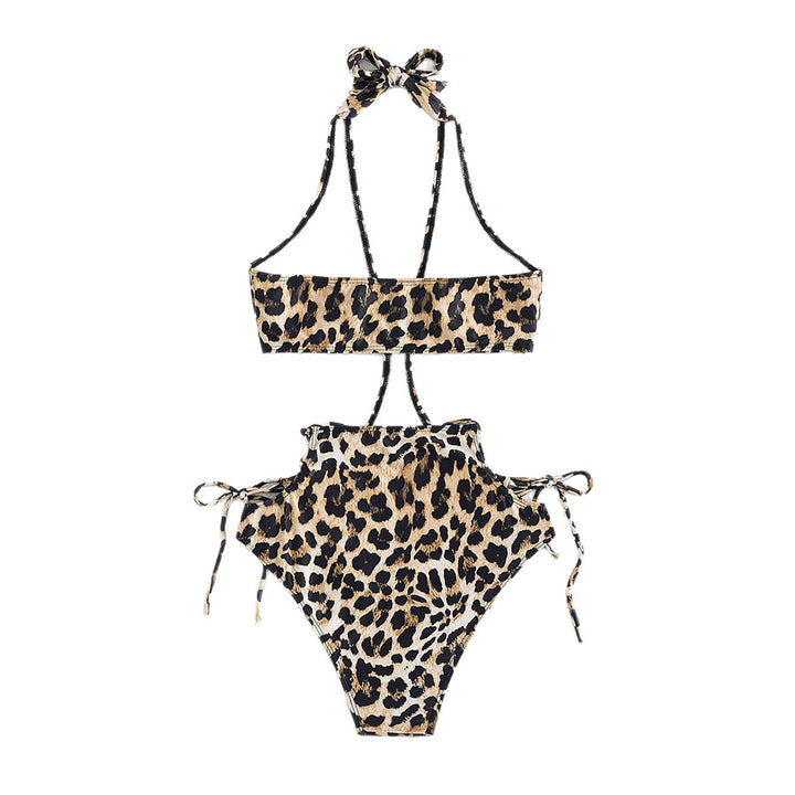 Damen Triangel-Bikini mit modischen Schnürdetails Echo Archiv