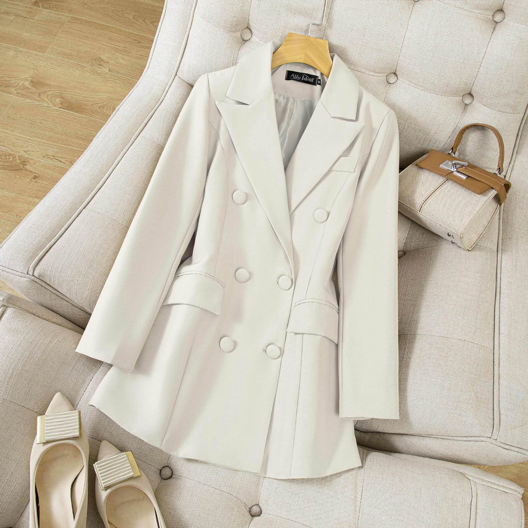 Damen Elegante und stilvolle Doppelreiher Blazer Echo Archiv