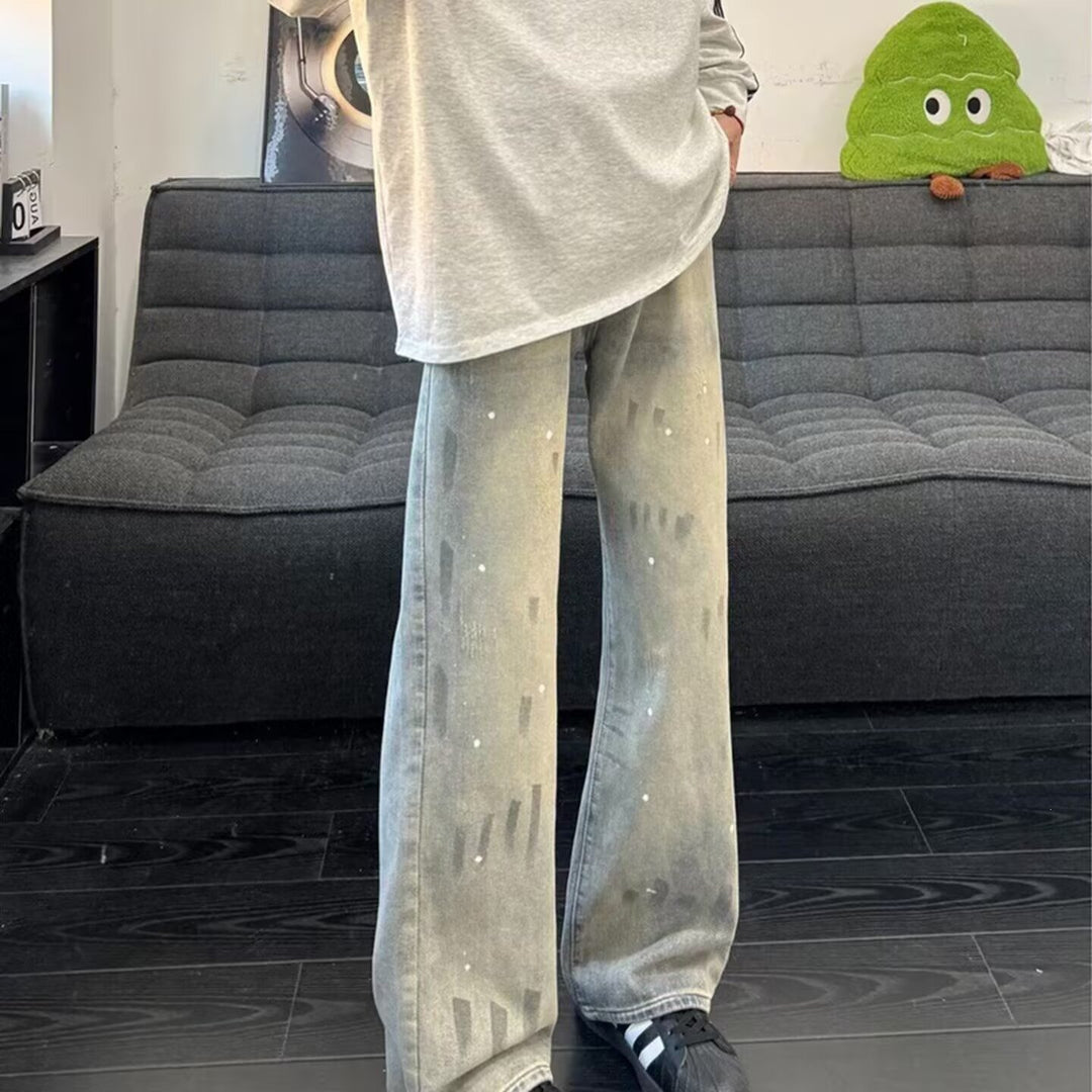Damen Weit geschnittene Streetwear Jeans Echo Archiv
