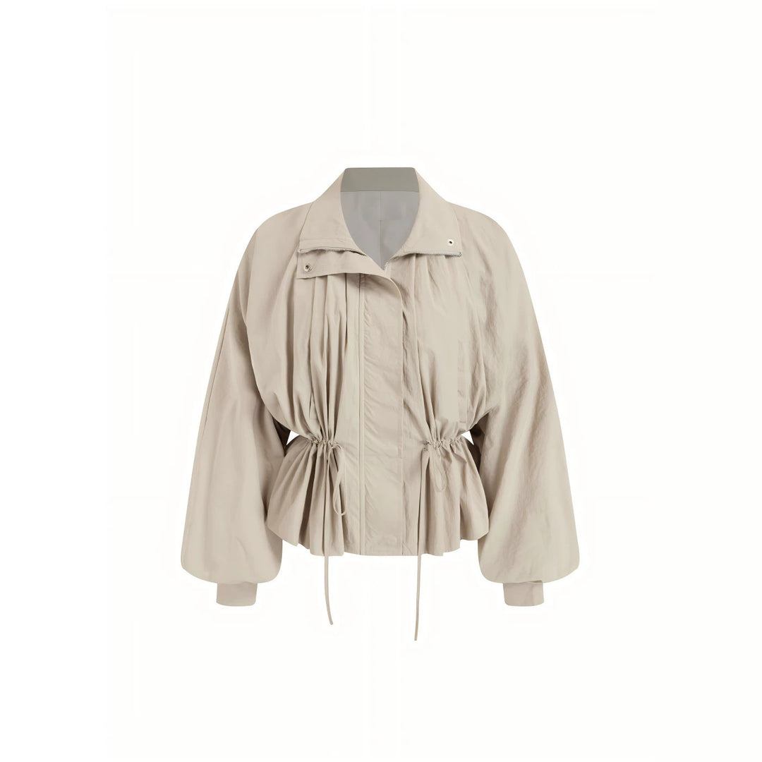Damen Modische Bluse mit Raffung und Taillenzug Echo Archiv