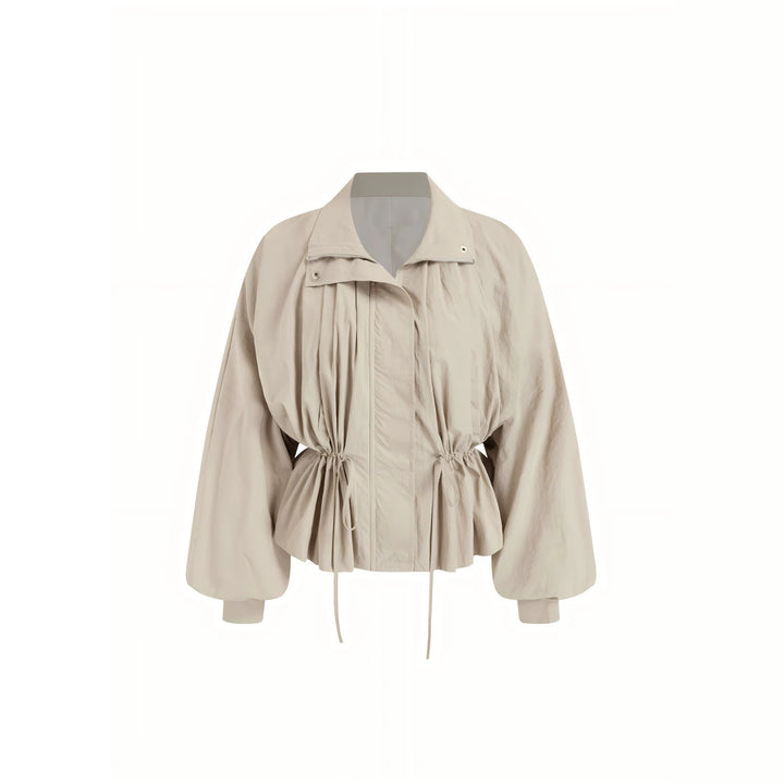 Damen Modische Bluse mit Raffung und Taillenzug Echo Archiv