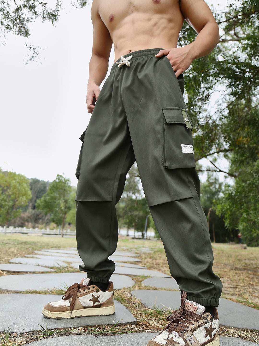 Herren Cargo-Hose mit praktischen Taschen Echo Archiv
