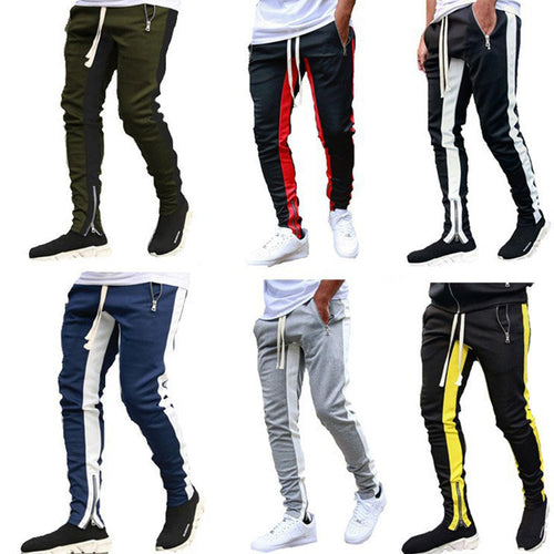 Herren Sportliche Slim-Fit Jogginghose mit Seitentaschen – Sorevano