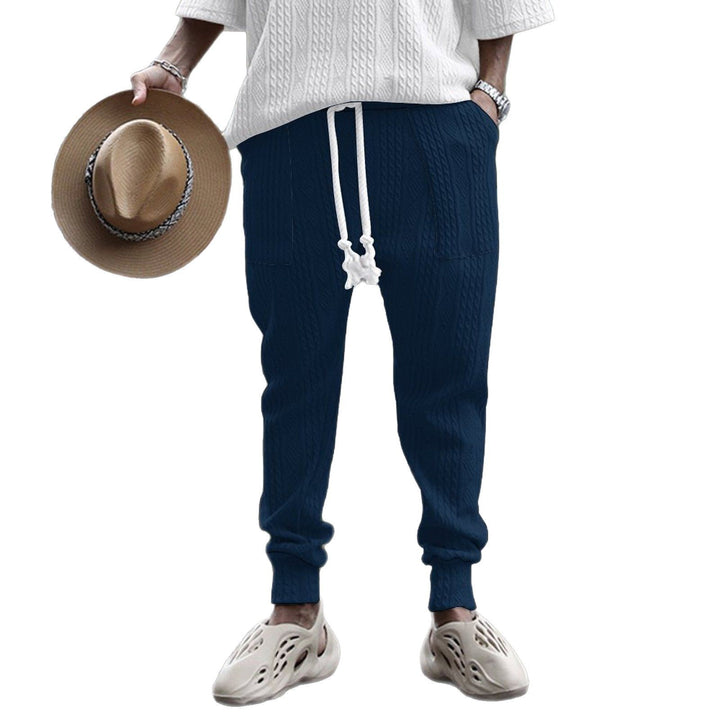 Herren lässiger Pullover mit farbenfrohem Sternen-Design und lockerer Passform Echoarchiv
