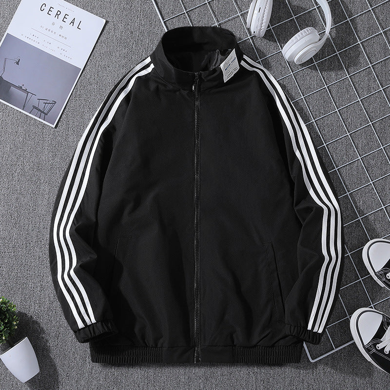 Herren Sportliche Übergangsjacke mit Reißverschluss und seitlichen Taschen Echo Archiv