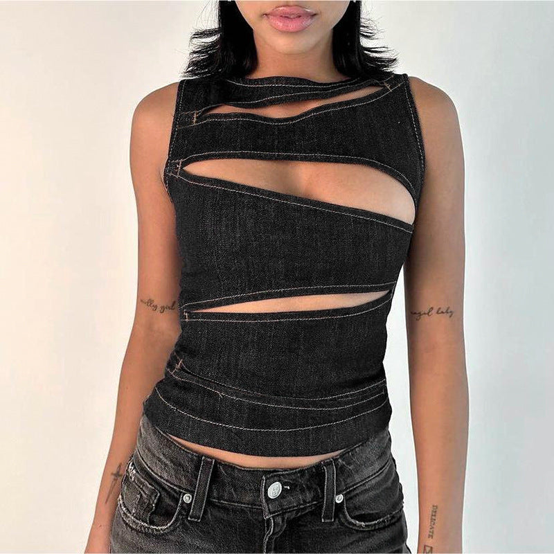 Damen Oberteil mit raffinierten Cut-Out-Design Echo Archiv
