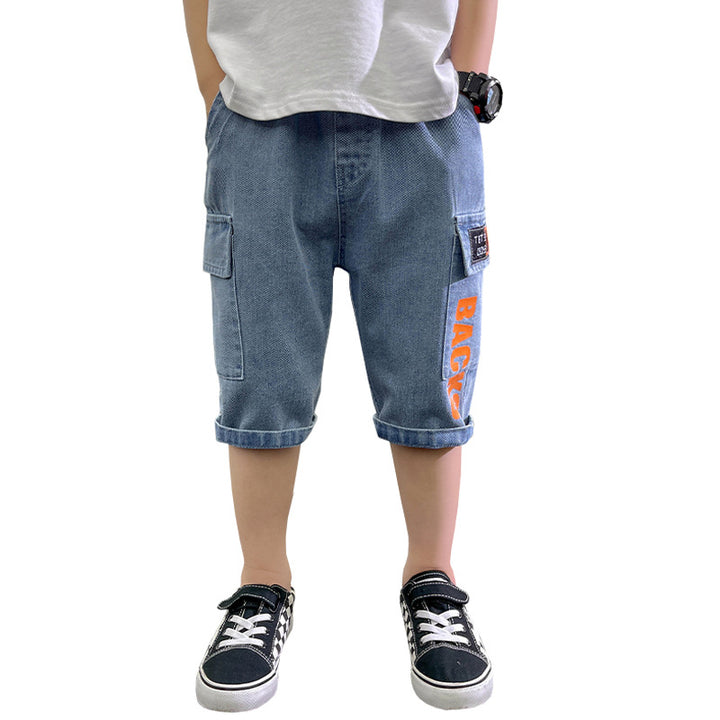 Jungen praktische Cargo-Shorts mit tiefen Taschen Echo Archiv