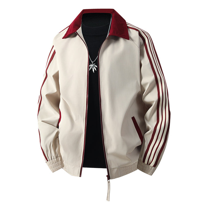 Herren Sportliche Übergangsjacke mit hohem Kragen und elastischen Bündchen Echo Archiv