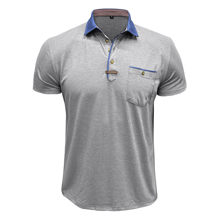 Herren Poloshirt mit modischem Kragen und stylischen Akzenten Echoarchiv