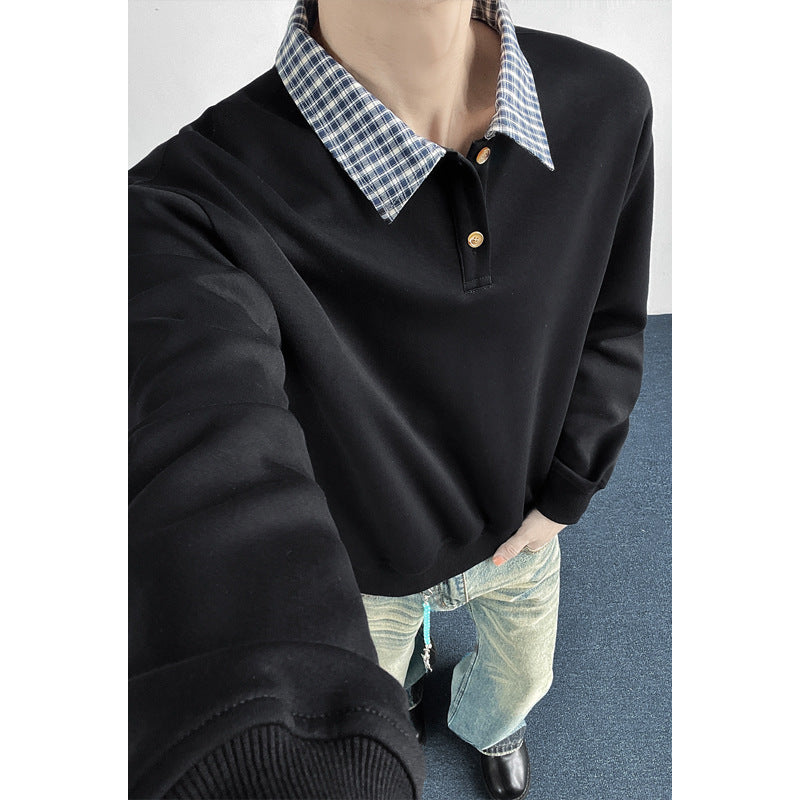 Sportliches Sweatshirt für Herren mit stylischem Kragen Echo Archive
