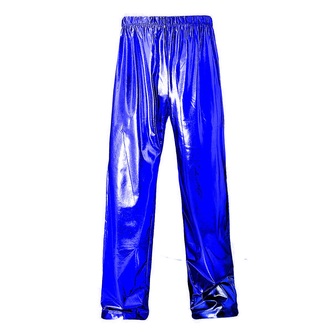 Herren glänzende Freizeithose mit elastischem Bund Echoarchiv