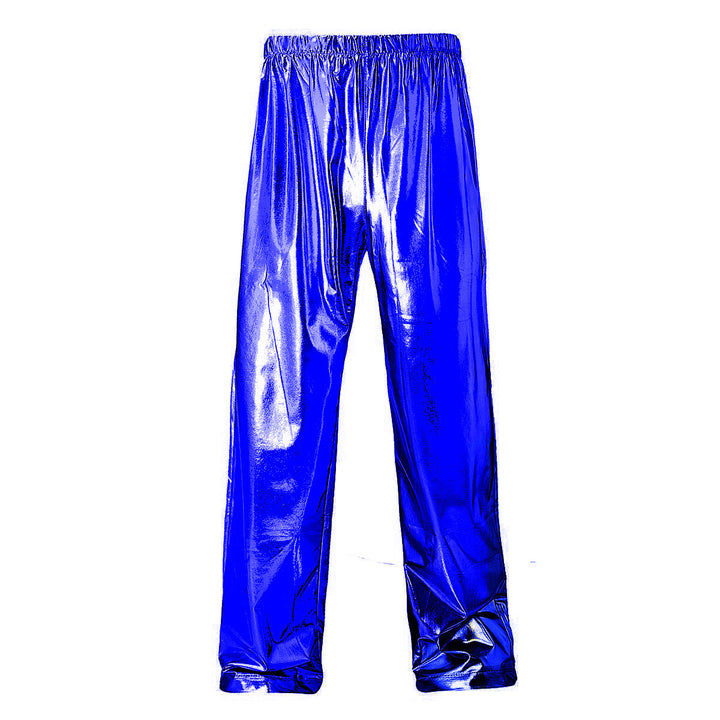 Herren glänzende Freizeithose mit elastischem Bund Echoarchiv