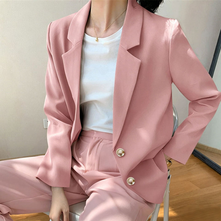 Damen Eleganter und komfortabler Blazer mit Perlendetails Echo Archiv
