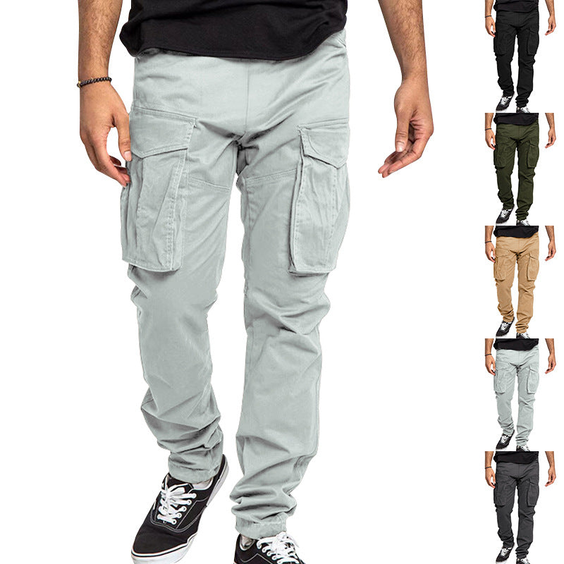 Herren Cargo-Hose mit mehreren praktischen Taschen und elastischem Bund Echoarchiv