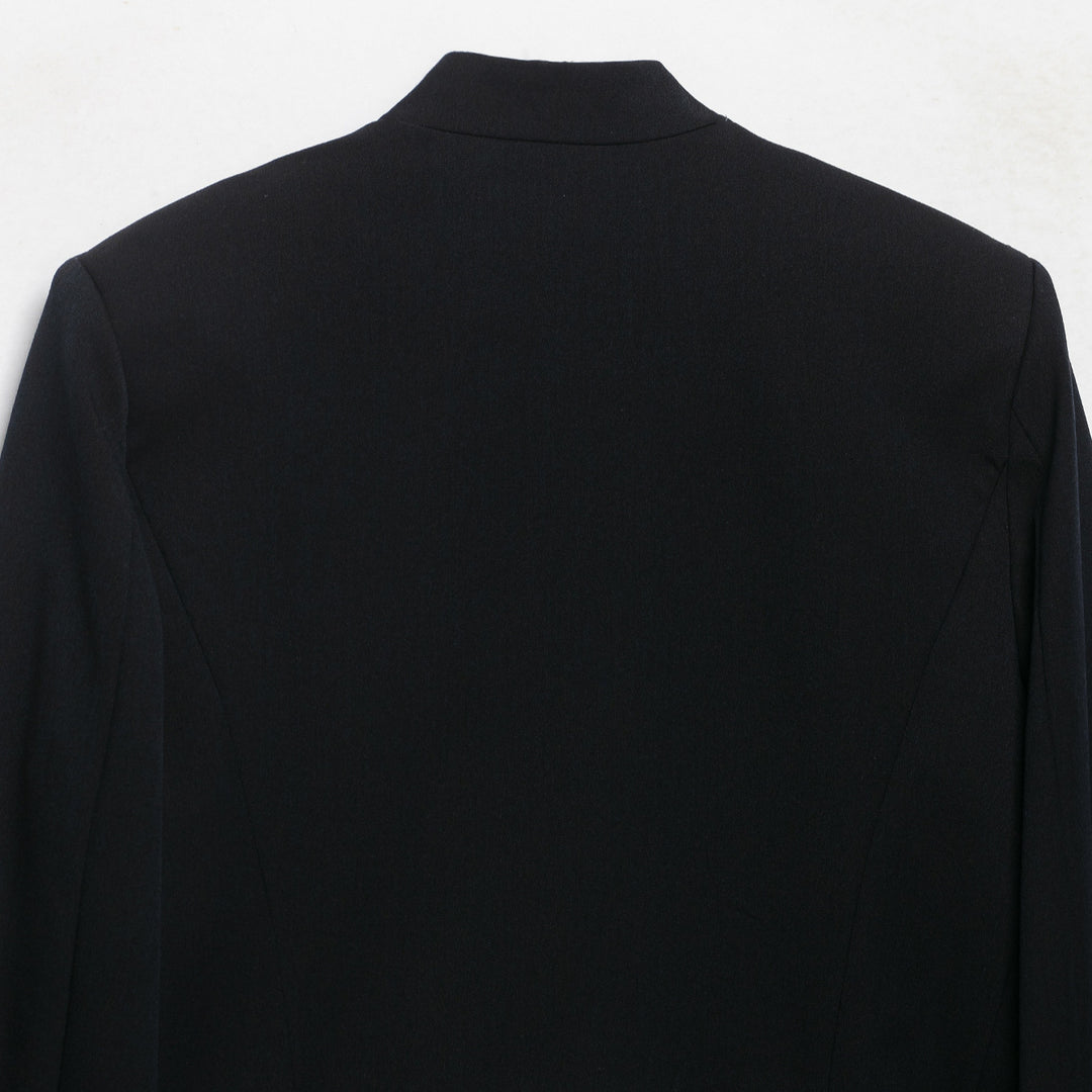 Damen Cropped Militärinspirierte Kurzjacke mit dekorativer Goldborte Echoarchiv