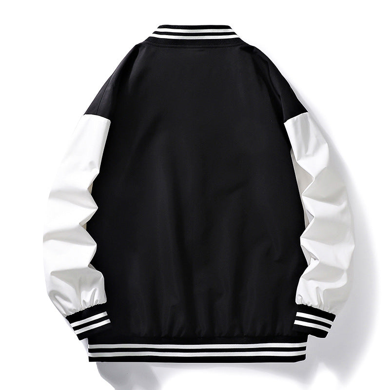 Herren sporty Bomberjacke mit Kontrastärmeln Echoarchiv