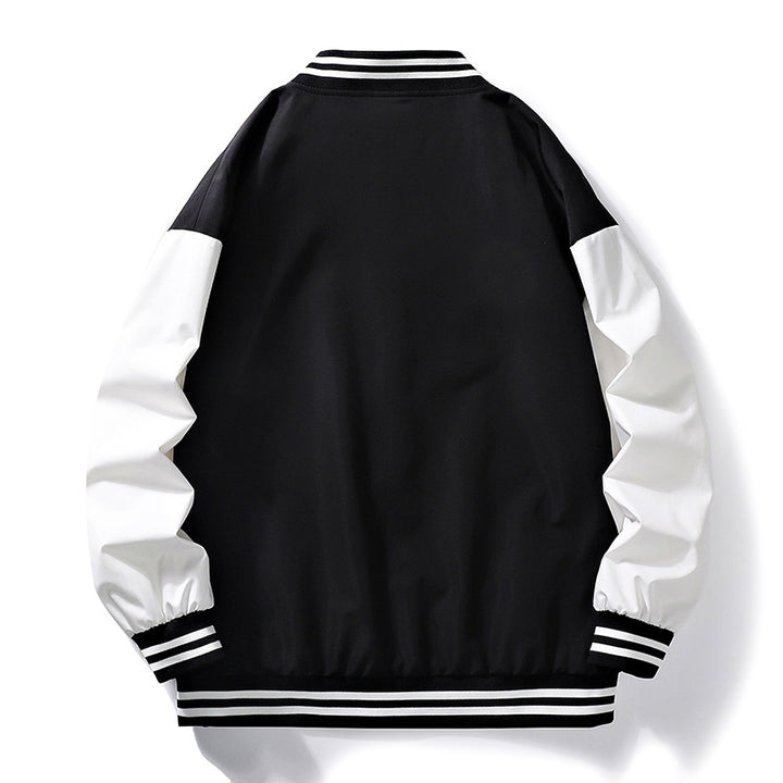 Herren sporty Bomberjacke mit Kontrastärmeln Echoarchiv