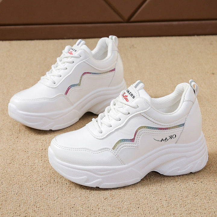 Damen Sportliche Sneakers mit modischem Plateau und atmungsaktivem Obermaterial Echo Archiv