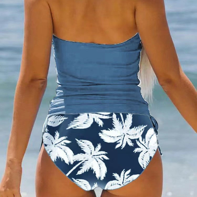 Damen trendiger Bikiniset mit Palmen-Motiv Echo Archiv
