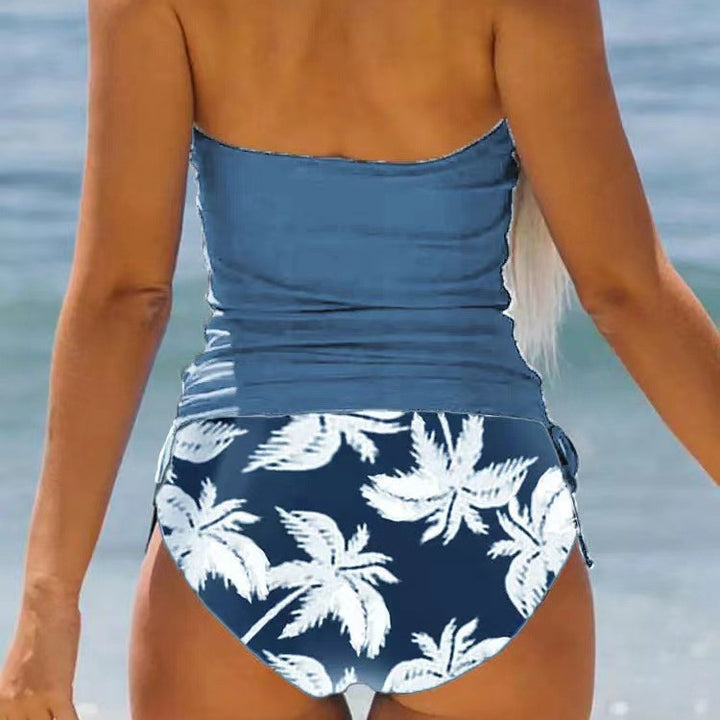 Damen trendiger Bikiniset mit Palmen-Motiv Echo Archiv