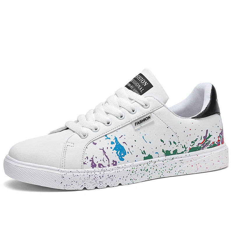 Unisex Freizeit-Sneaker mit Farbspritz-Design und gepolstertem Komfortfußbett – Norré