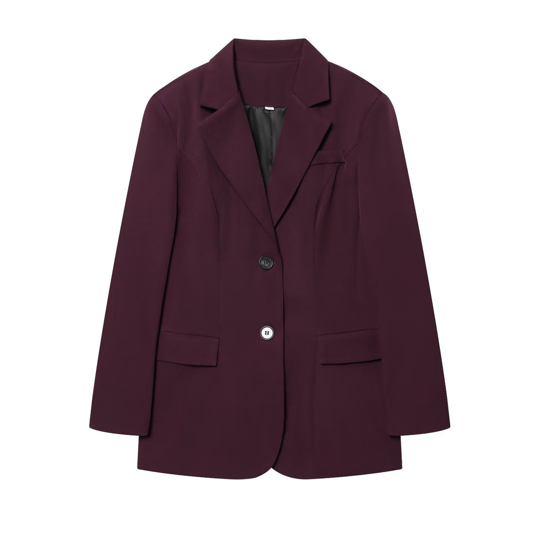 Damen eleganter Longline-Blazer mit taillierten Abnähern und Pattentaschen Echo Archiv