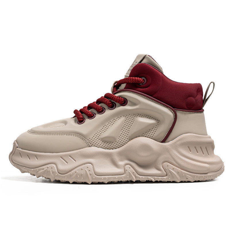 Herren urbane High-Top Tech-Chunky Sneaker mit griffiger Trailsohle und gepolstertem Knöchelkragen – Norré