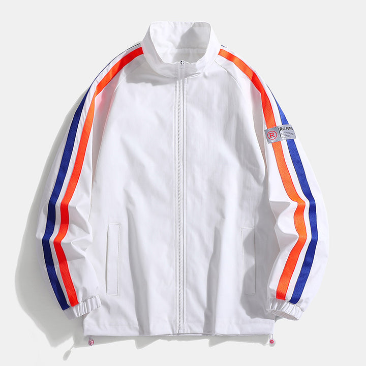 Herren lässige Sportjacke mit reflektierenden Akzenten Echoarchiv