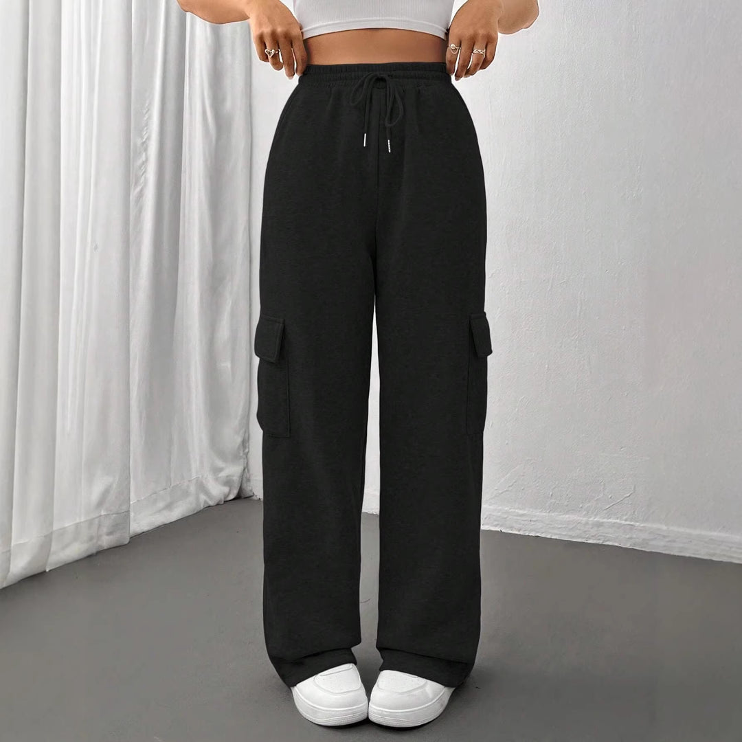 Damen Weite Cargohose im Jogger‑Stil mit Kordelzug Echo Archiv
