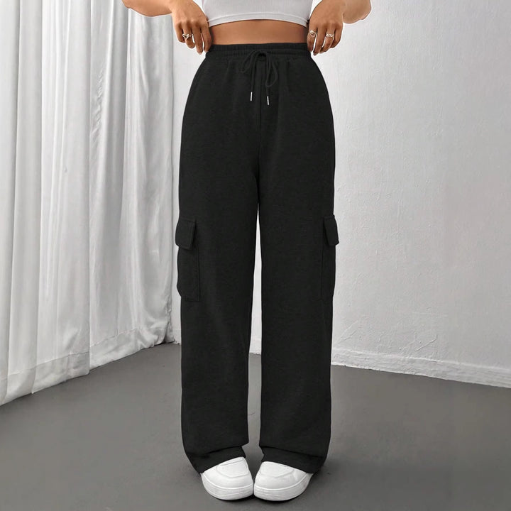 Damen Weite Cargohose im Jogger‑Stil mit Kordelzug Echo Archiv