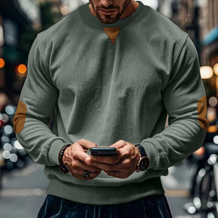 Herren klassischer Rippstrick Pullover Echoarchiv