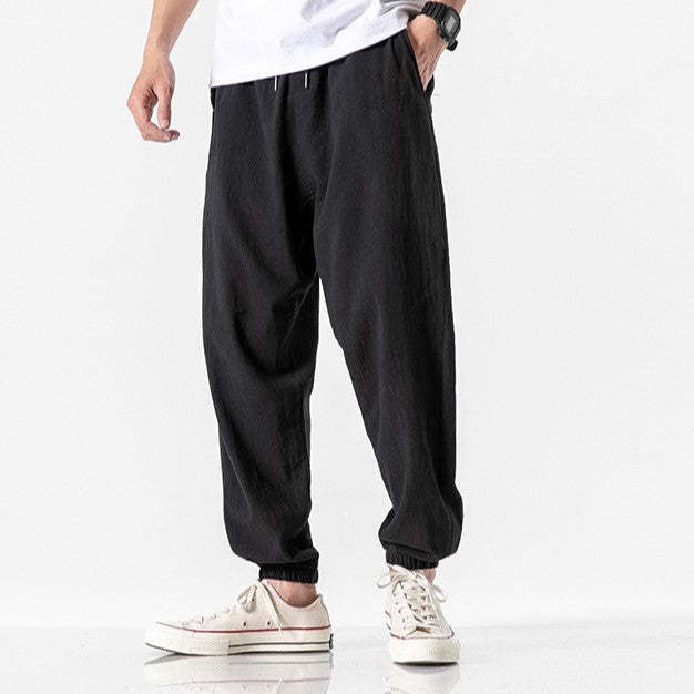 Herren Bequeme Jogginghose mit elastischem Bund und seitlichen Taschen Echoarchiv