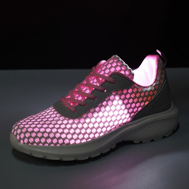 Damen nan leichte dreidimensionale Mesh-Walking-Sneaker mit viskoelastischem Fußbett und haftstarker Profilsohle Echo Archiv