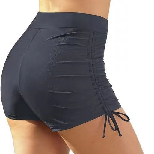 Damen Figurschmeichelnde Badeshorts mit Raffung und Seitenschnürung Echo Archiv