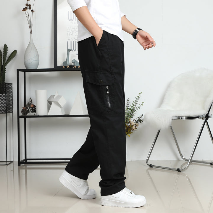 Herren Relaxed-Fit Cargohose im Utility-Design mit Kniepaneelen & Klappentaschen Echo Archiv